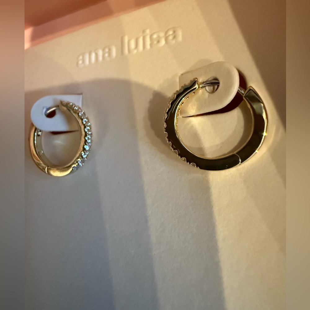 Ana Luisa Huggie Hoops Small